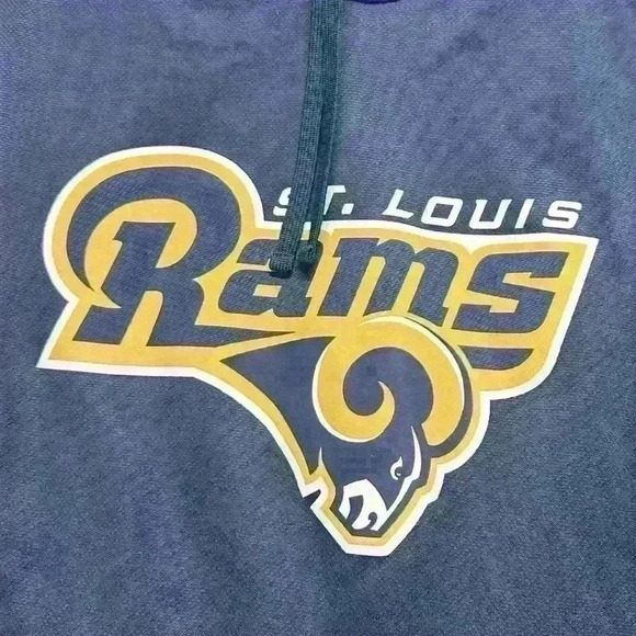St Louis Rams NFL Nike Hoodie Navy Men’s Large - Picture 3 of 5